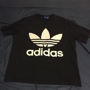 Adidas shirt black size large for sale